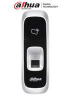 DAHUA ASR1102A-D - Lectora de Huellas y Tarjetas ID/ 125KHz/ 3,000 Huellas/ Tiempo de Respuesta <1.5 s/ Conexión RS-485 a Paneles Dahua/ Indicador de Luz y Sonido/ Luz de Fondo Azul/