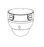 DAHUA PFA137 - Caja de conexiones compatible con series / T3A /  HDW8 /  HDW7 / H dBW4 / SD22 / D3A / H dBW6