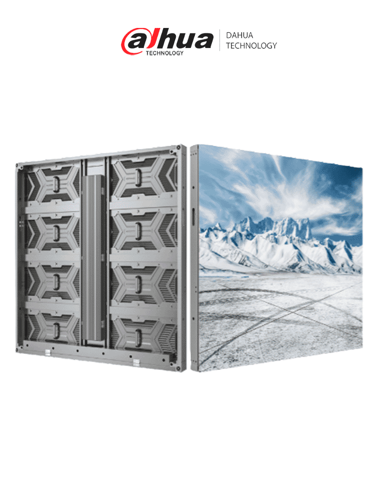 DAHUA DHI-PHGOA10-FC - Gabinete LED Pitch 10mm/ SMD/ Gabinete de Aluminio 1x1 Metro/ Resolución 96x96/ 8000 Nits/ Mantenimiento Frontal y Trasero/ IP65/ Ahorro de Energía/ #LoNuevo #DIS