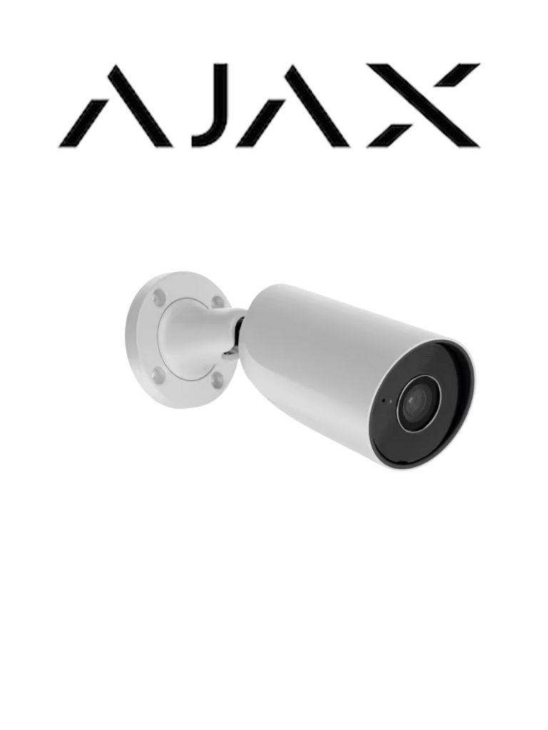 Ajax BulletCam (5 Mp/2.8 mm) - Camara IP Bullet 5 Megapixeles con IA y Micrófono/ H.265/ 25 Fps/ Lente de 2.8mm/ Angulo de 100°-110°/ IR DE 35 Mts/ IP65/ PoE/ WDR/HDR Color Blanco #AJAXHOTDEALS
