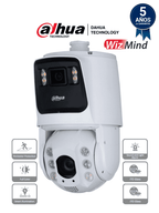 DAHUA DH-SDT7C424-4F - Cámara IP PTZ Dual de 4 MP/ 24x de Zoom óptico / Iluminadores dual 30 m de luz visible y 150 m de IR/ FullColor/ Detección de Rostros /Autotracking /Disuasión activa con luz y sirena/Protección perimetral #XCDAHUA #MV