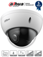 DAHUA SD22204DB-GC - Cámara PTZ Mini Domo Antivandálica de 2 Megapíxeles/ analógica / 4X de Zoom Óptico/ IP66/ IK10/ Starlight/ HLC/ 30FPS/ 3DNR/ #MCI2 #MCC