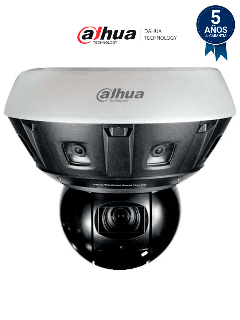 DAHUA DH-PSDW81642M-A360-D440 - Cámara IP panorámica multisensor 8x2MP, PTZ de 40x zoom óptico y 4MP, con tecnologías WizMind, Starlight, Smart Tracking, IR 400m, H.265, certificación IP66, entradas y salidas de audio (2) y alarma (7) #XCDAHUA  #MV