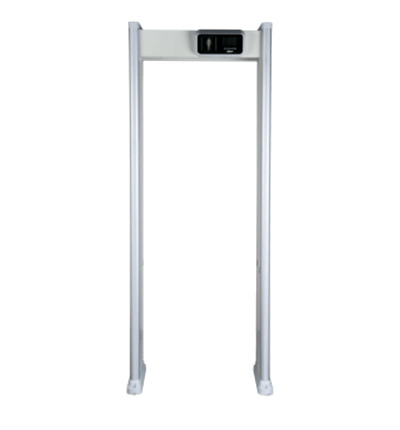 DAHUA ISC-D118C - Arco detector de metales con 18 zonas y pantalla LCD de 3.5". Ofrece 9 sonidos de alarma ajustables en 10 niveles de volumen, luces indicadoras por área, contador de pasos y alarmas, y 255 niveles de sensibilidad configurables.