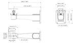 DAHUA PFB121W - Montaje de pared para camaras HFW11, HFW42 y HF3 / Compatible con camara 4G HFW4230M4G