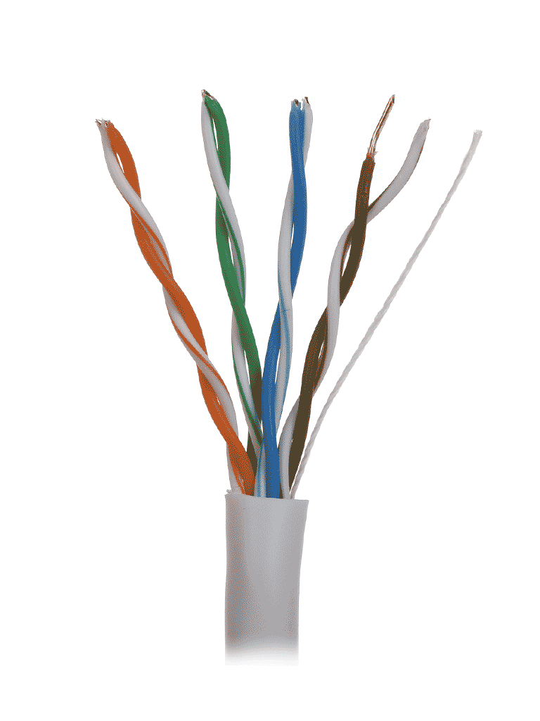 DAHUA PFM920I-5EUN-C-V2 (white) - Bobina de cable UTP blanco, 100% cobre, categoría 5e, 305 metros. Ideal para video y redes, cumple con CPR Eca y es compatible con alimentación PoE para un rendimiento óptimo.