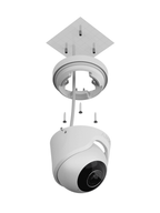 Ajax TurretCam (5 Mp/2.8 mm) - Camara IP Torreta 5 Megapixeles con IA y Micrófono/ H.265/ 25 Fps/ Lente de 2.8mm/ Angulo de 100°-110°/ IR DE 35 Mts/ IP65/ PoE/ WDR/HDR. Color Blanco #NUEVOAJAX