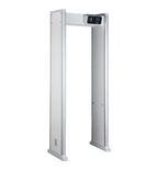 DAHUA ISC-D118 - Arco Detector de Metales con 18 Zonas de Detección. Pantalla LCD de 3.5" con interfaz intuitiva. Ofrece 9 tonos de alarma y 10 niveles de volumen ajustables. Cuenta con un contador de pasos y alarmas.