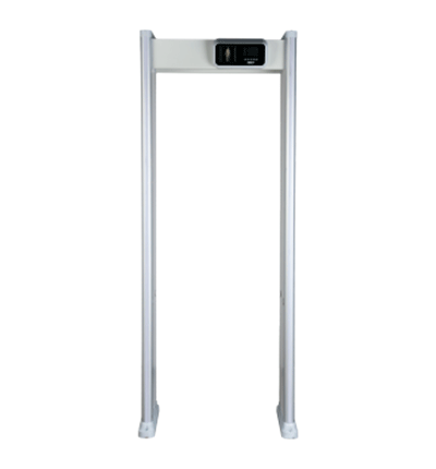 DAHUA ISC-D118 - Arco Detector de Metales con 18 Zonas de Detección. Pantalla LCD de 3.5" con interfaz intuitiva. Ofrece 9 tonos de alarma y 10 niveles de volumen ajustables. Cuenta con un contador de pasos y alarmas.