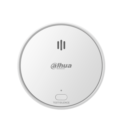 DAHUA DHI-HY-SA21A-W2 - Detector de Humo Inalámbrico / Sensor Fotoeléctrico de Doble Cámara / Sirena Interna de 85dB / Función de Prueba y Silenciar / Alarma Visual y Sonora / Indicador Led / #AlarmasDahua #AD