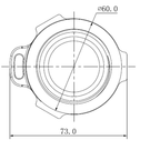 DAHUA PFA111 - Adaptador para brazo de pared PFB300W o montaje en techo PFB300C compatible con PTZ SD63 / SD65 / SD6A