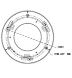 DAHUA PFB200C - Montaje para Plafon/ Compatible con Mini PTZ S22 y Domos con Case HDBW4