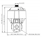 DAHUA SDT5X405-4F-WA - Cámara PTZ Dual de 4 Megapixeles con Inteligencia Artificial/ Lente panorámico de 6mm/ Lente para Detalle de Zoom 10-50mm/ IR de 100 Mts/ Soporta Reconocimiento de Rostros/ Captura de Rostros #RETAIL #Proyectos