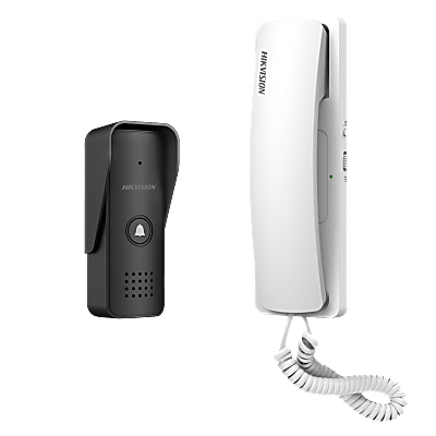 Kit de Videoportero Hibrido TurboHD con Pantalla LCD touch de 7" Wi-Fi / Frente de Calle para Exterior de Policarbonato / 720p (1 Megapíxel )130° de Visión (Gran Angular) / Llamada a App Hik-Connect