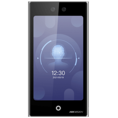 Terminal Facial PoE WiFi con pantalla de 7" / Exterior IP65 / 10,000 Rostros y 50,000 Tarjetas / 10,000 Huellas (Módulo Opcional) / ISAPI / ISUP 5.0 / Codigos QR y Bluethooth / Intercom SIP Estandar / HIK-IA