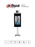 DAHUA DHI-ASI7223X-A-V1-T1 - Control de Acceso con Reconocimiento Facial  y Medición de Temperatura/ Pantalla touch de 7 Pulgadas/ Soporta 100,000 Usuarios, 100,000 Rostros, 100,000 Tarjetas, 300,000 Registros/ Montaje en Torniquete/
